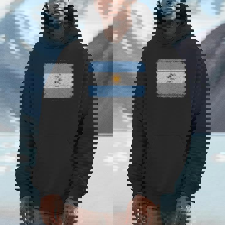 アルゼンチン国旗グラフィック メンズ レディース キッズ パーカー