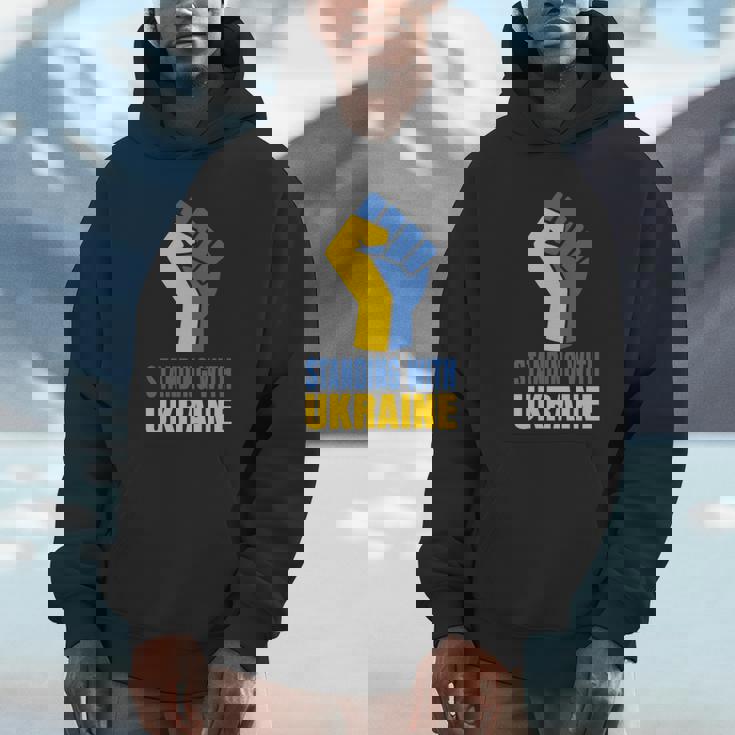 ウクライナを支援 ウクライナと共に立つ 長袖tシャツ パーカー