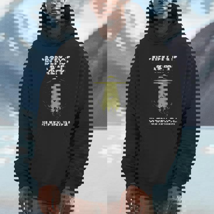 エリア51 シャツ Property Of Area 51 Ufo エイリアン 長袖tシャツ パーカー