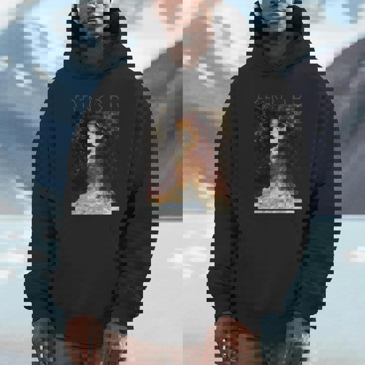 オーギュストルノワール-マドモアゼルダンヴェルの肖像 長袖tシャツ パーカー