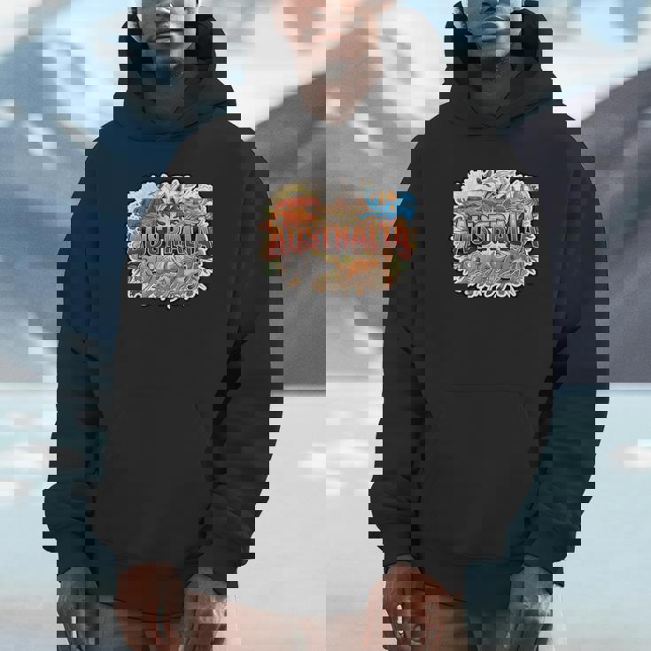 オーストラリアカンガルーコアラポインティングミーム オーストラリアのお土産 パーカー