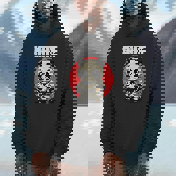 カラテカと空手パンダ パーカー