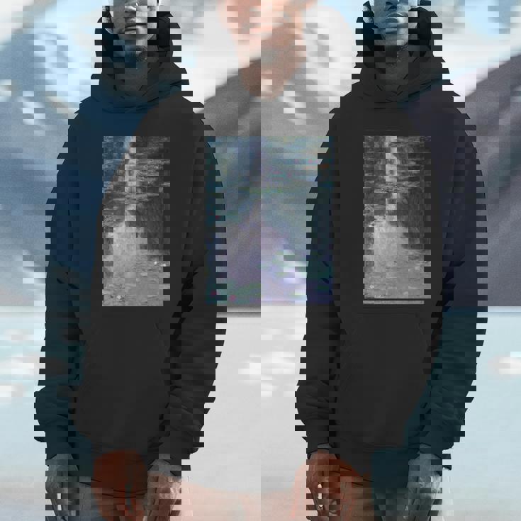 クロード・モネの睡蓮 長袖tシャツ パーカー