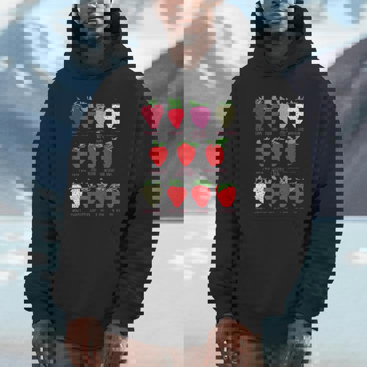 ストロベリーフルーツシャツ イチゴの種類 コテージコア パーカー