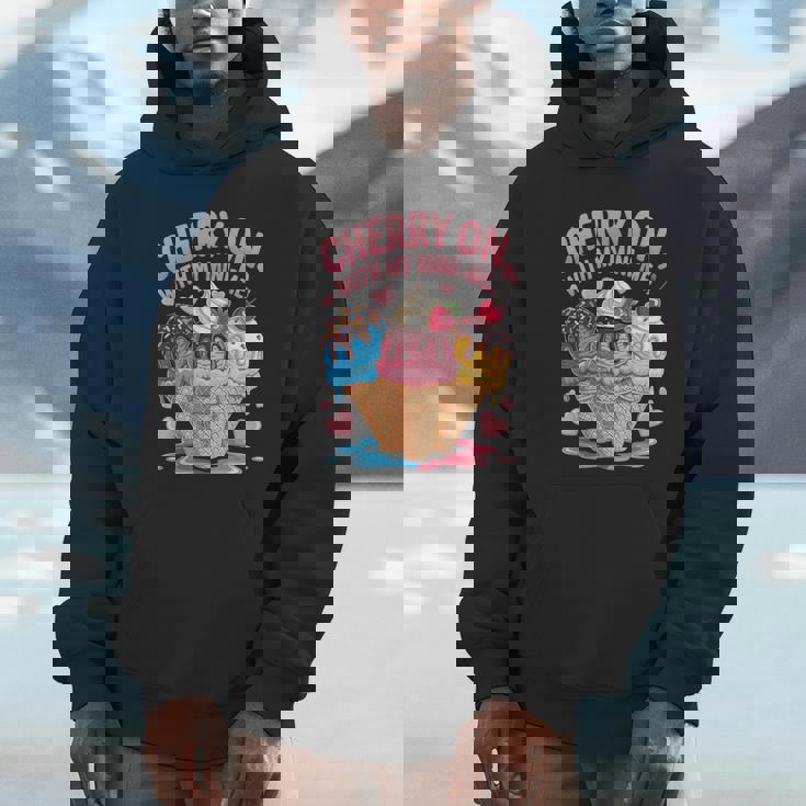 チェリー・オン・ウィズ・マイ・ミニ・ミー・アイスクリーム・ラブ パーカー