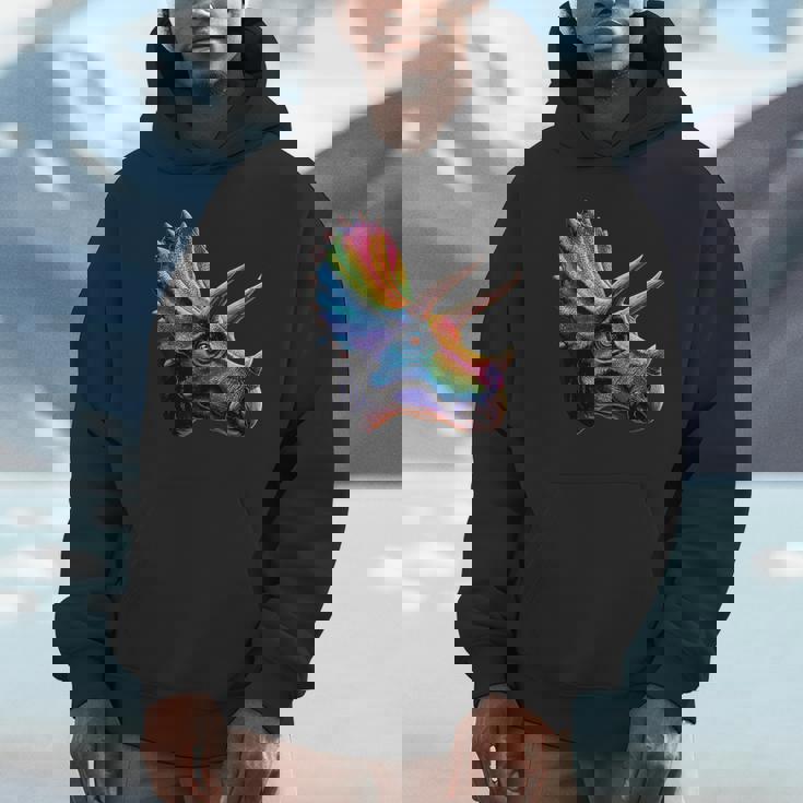 トリケラトプス 恐竜大好き かわいいトリケラトプス パーカー