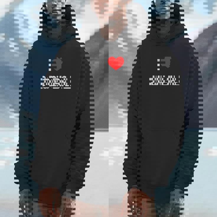 ドッジボール スポーツが大好き 面白いドッジボール愛好家 パーカー