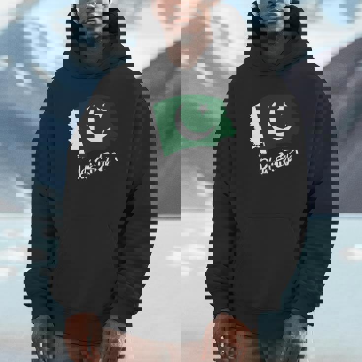 パキスタンの旗パキスタン 長袖tシャツ パーカー