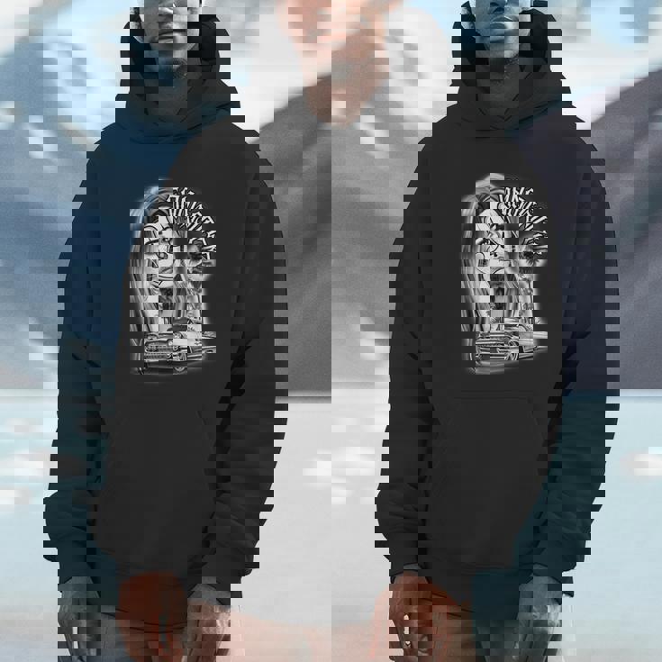 ピエロガール パヤサ×チカーノ ローライダーギャングスターブラックワーク パーカー