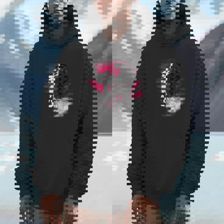 ピンクパンサー ル ピンクシルエット 霧の中 長袖tシャツ パーカー