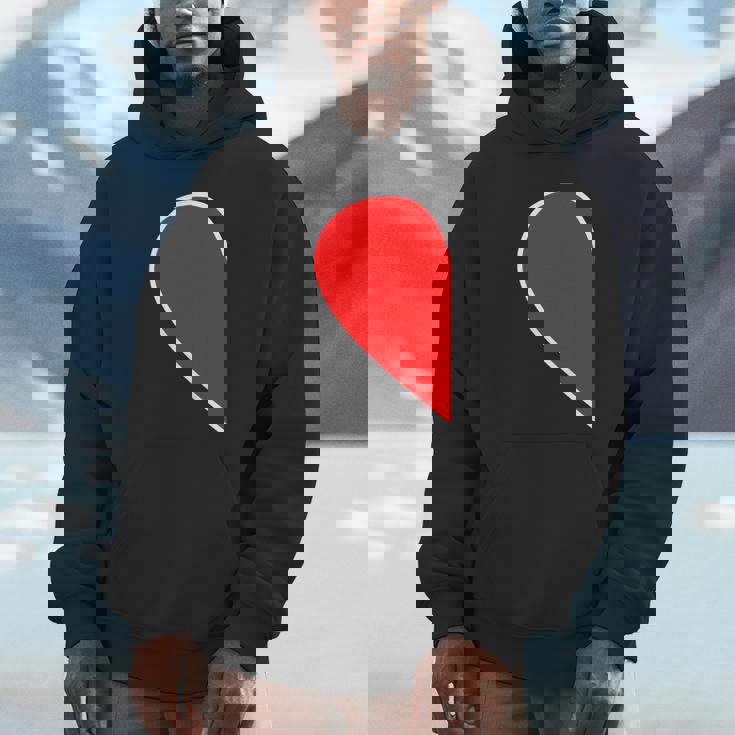 ペア ハート 親子 恋人（Left 左）（ビューティフルライフ）半分 コーデ リンク ルック かわいい パーカー