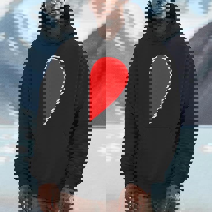 ペア ハート 親子 恋人（Right 右）（ビューティフルライフ）半分 コーデ リンク ルック かわいい パーカー