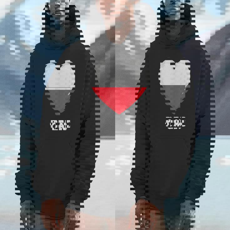 ポーランド国旗シャツ パーカー