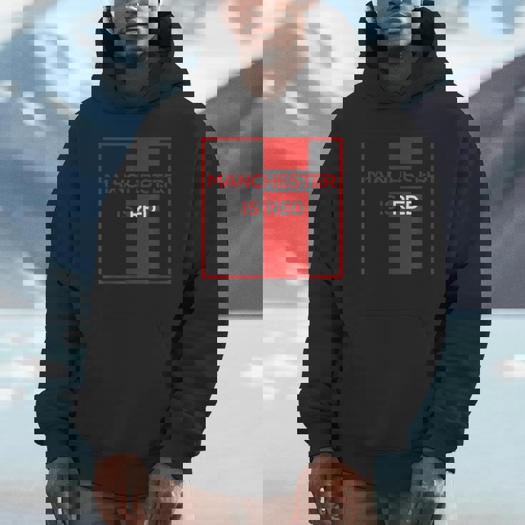 マンチェスター・イズ・レッド・ファニー・ユナイテッド・フットボール・サポーター パーカー