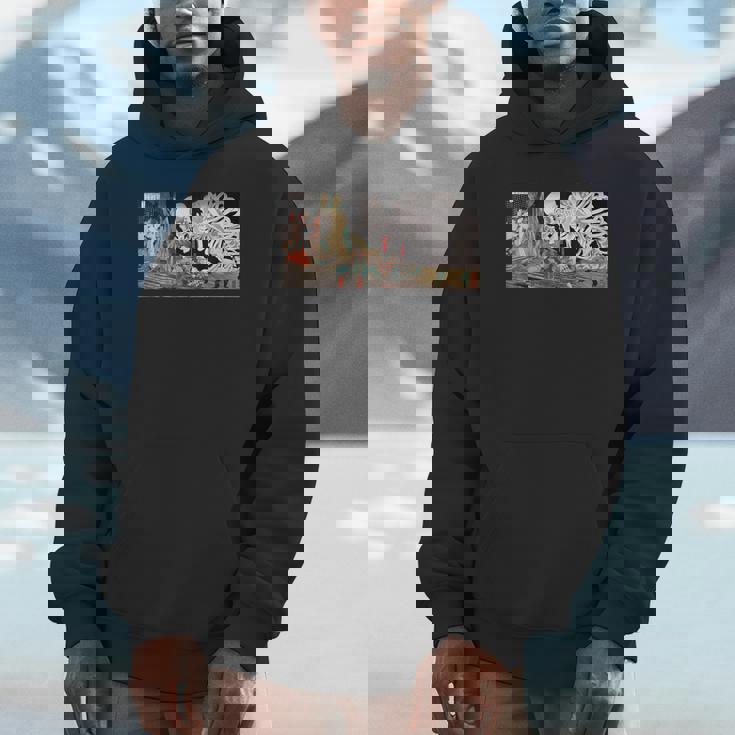 ミツクニ スケルトンスペクターに逆らう 歌川国芳作 パーカー