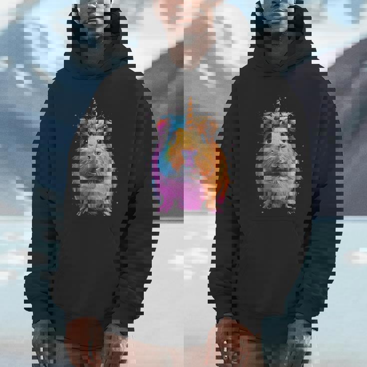 モルモット ユニコーン ギニコーン 面白い ペット モルモット好き 長袖tシャツ パーカー