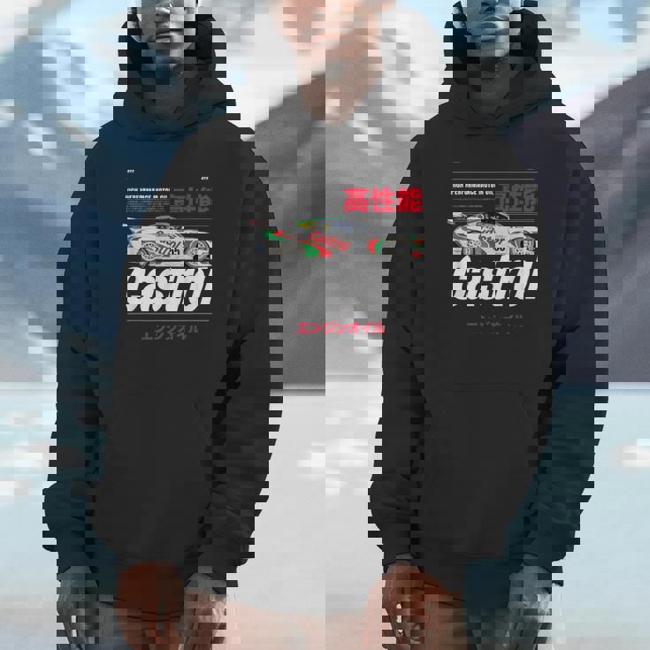 モーターオイル レーシングカー 日本語グラフィック Papl3540 パーカー