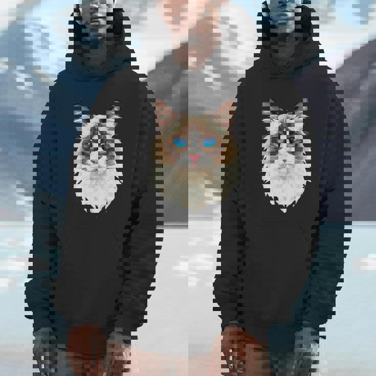 ラグドール猫ラグドール猫猫ママ甘いラグドール猫 パーカー