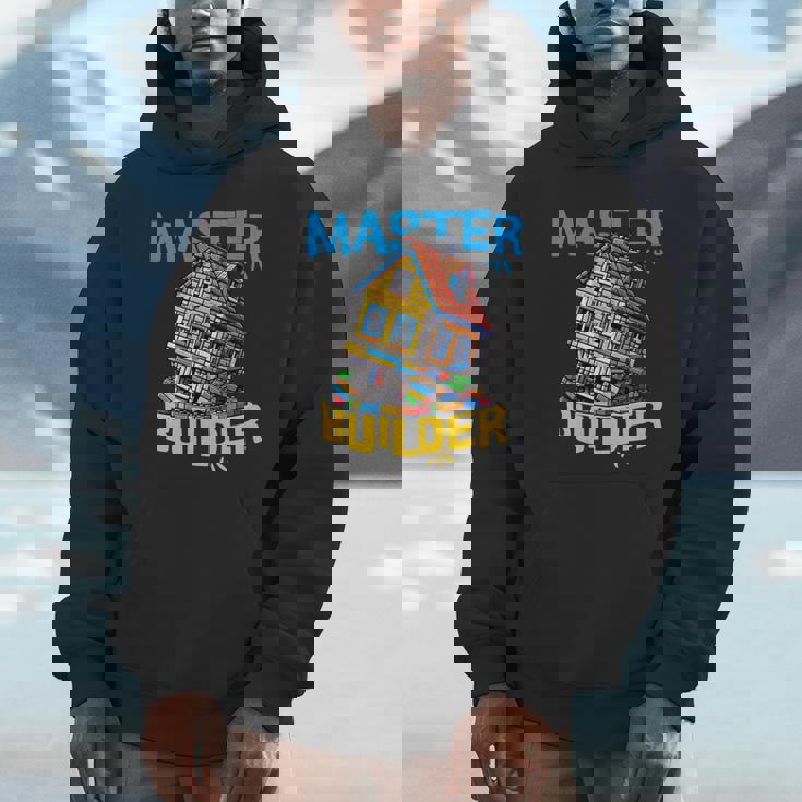 レゴのレンガ造りマスタービルダー面白い曲がった家。 長袖tシャツ パーカー