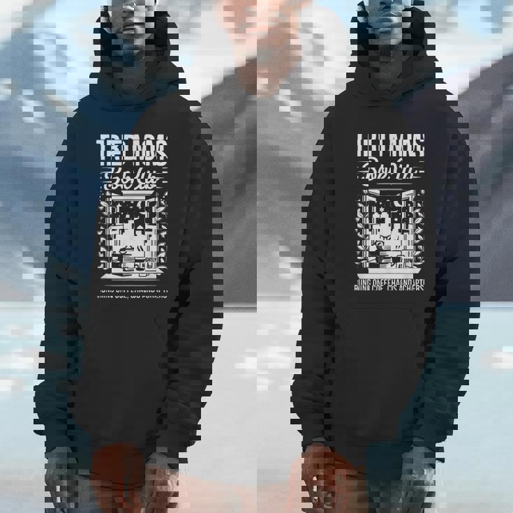 レトロ 疲れたママ ブッククラブ 本っぽい Booktrovert パーカー