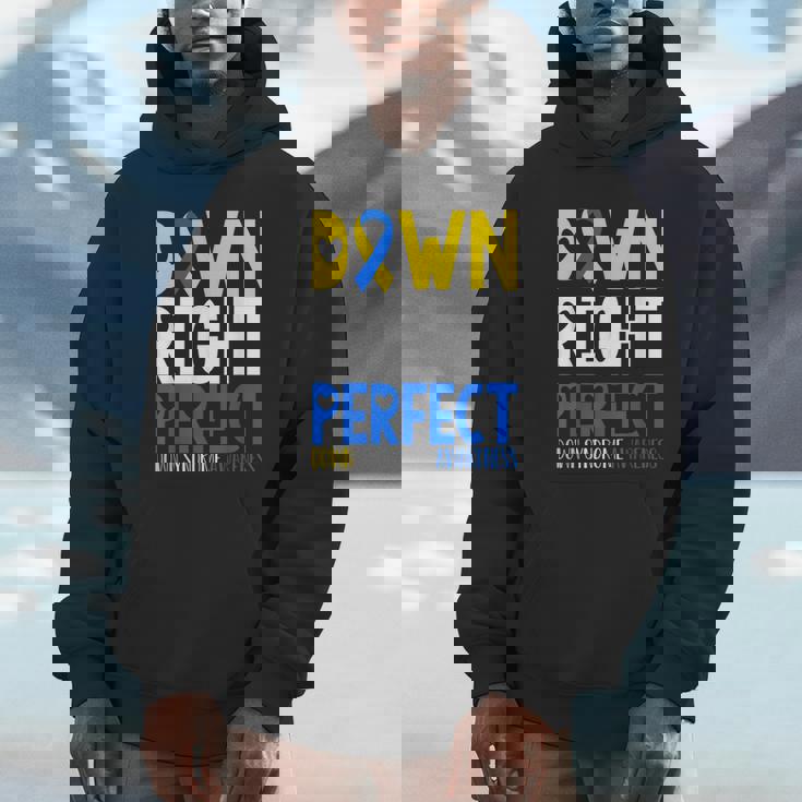 世界ダウン症啓発デーダウン右パーフェクトt21 パーカー