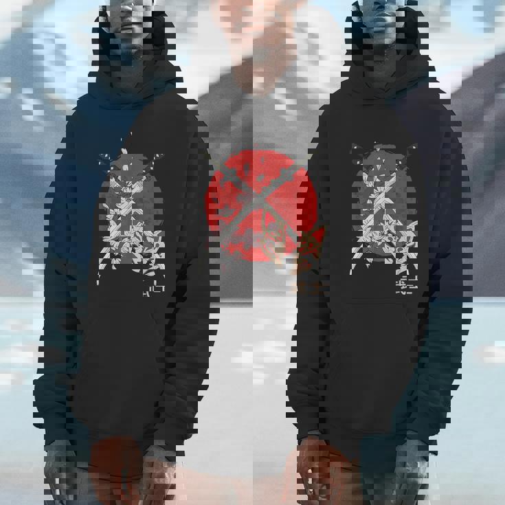 古代日本の桜 侍刀 パーカー