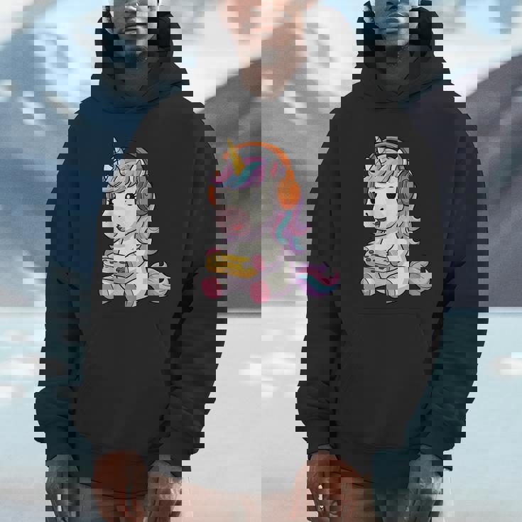 日本のユニコーン ゲーマー ヴィンテージ ゲーム レトロ ビデオゲーム パーカー