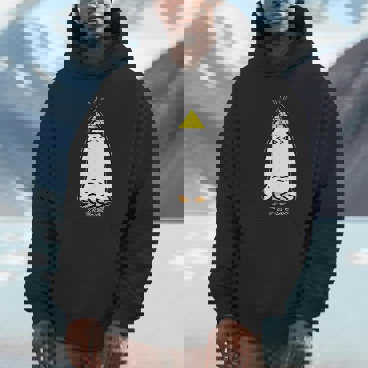 正座するメジェドさん パーカー