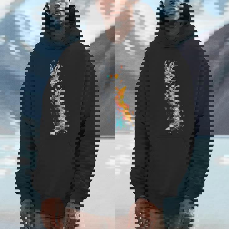 狐 長袖tシャツ パーカー