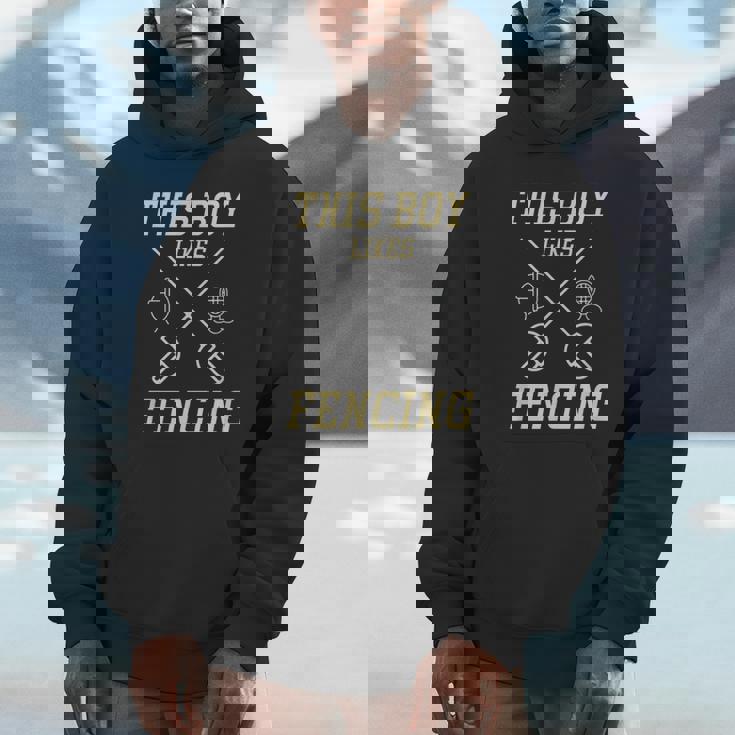 男の子はフェンシングが好き スポーツ 趣味 フェンシング パーカー