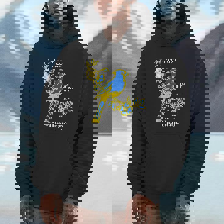 私はウクライナの旗と共に立つ ウクライナを支持する パーカー