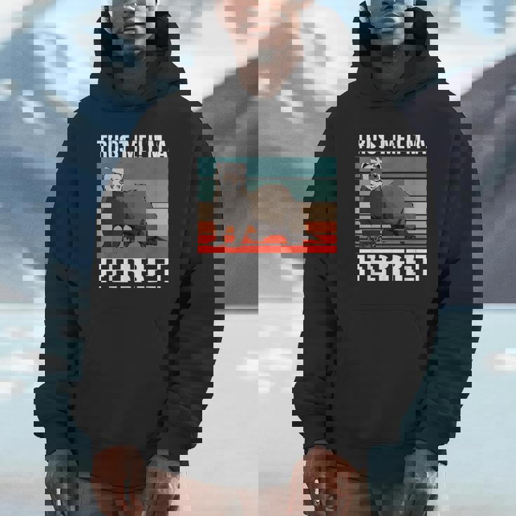 私はフェレット ハロウィン ペットオーナー フェレット パーカー