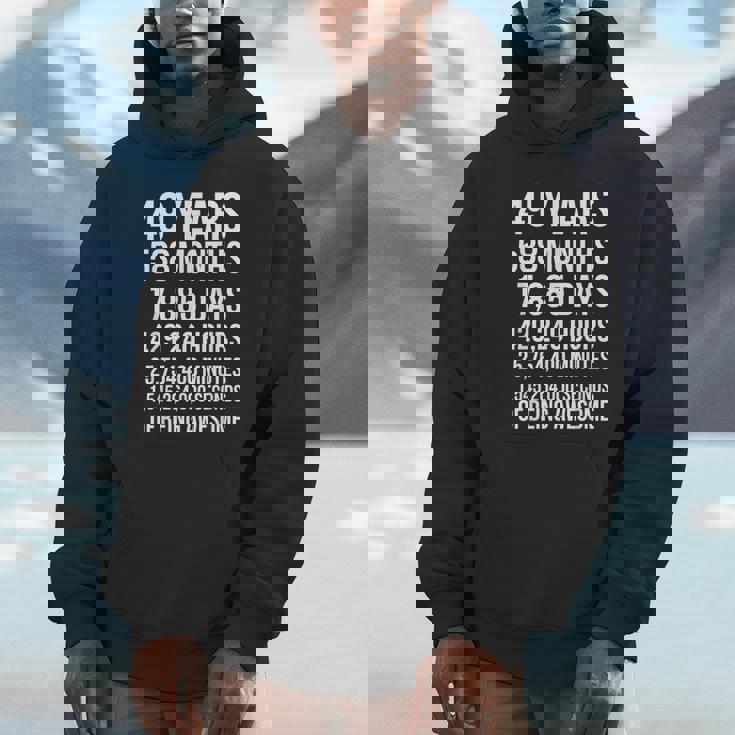 素晴らしい49歳の誕生日ギフト 面白い49歳の誕生日 パーカー