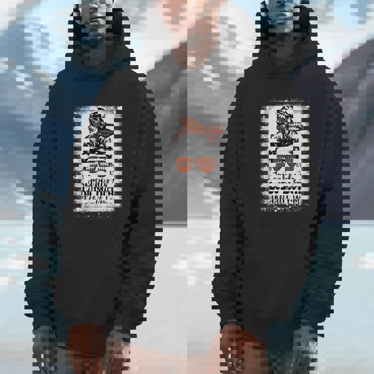 誰かのラウド・マウス・フットボール・マム・チアー・フットボール選手 パーカー