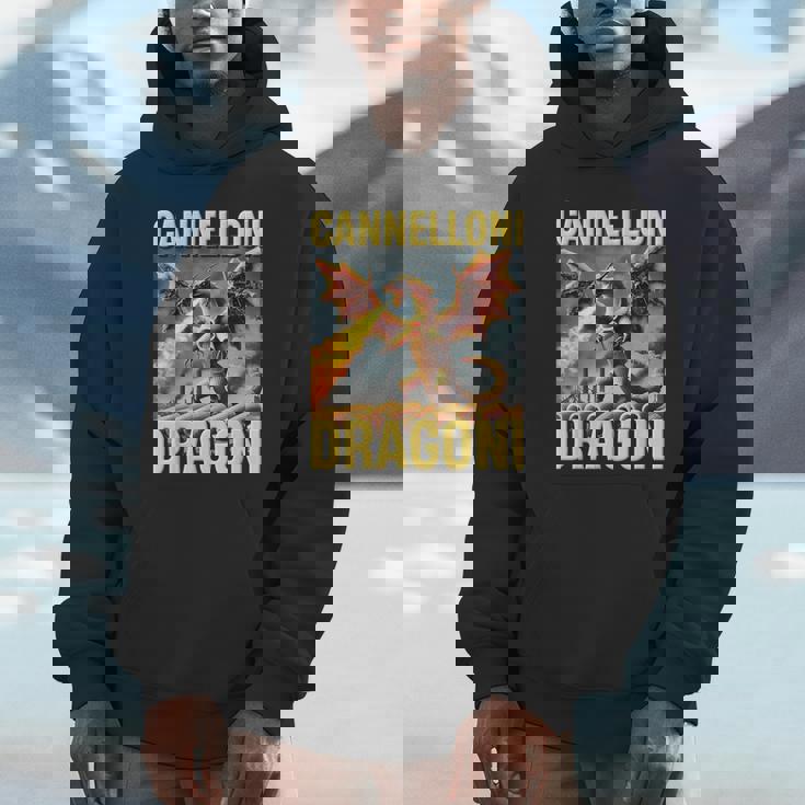 面白いai生成パスタドラゴン ブレイン カネローニ ドラゴニ パーカー