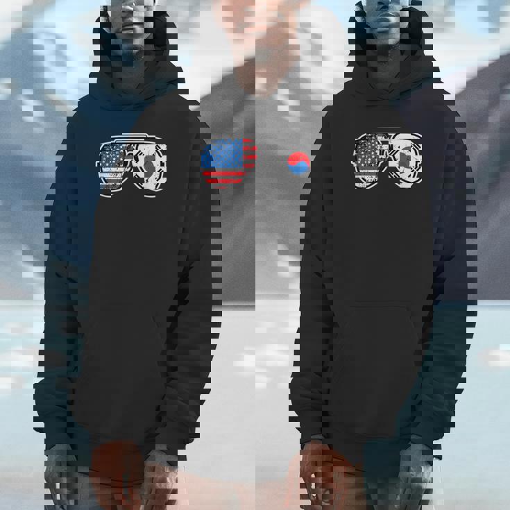 韓国アメリカン プライド サングラス 韓国国旗 アメリカ国旗 パーカー