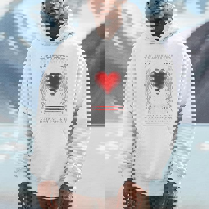 バックプリント My Guardian Angel Brotherメモリアル パーカー