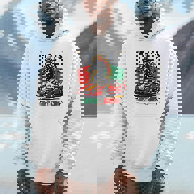 F40 イタリア スー 黒馬 パーカー