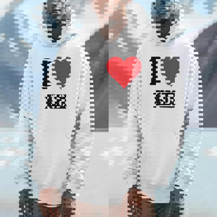 I Heart Keiファーストネーム I Love パーソナライズ パーカー