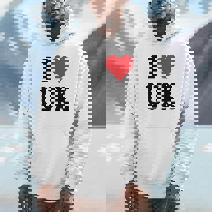 I Heart Uk Initials I Love UK First And Last Name U K 長袖tシャツ パーカー
