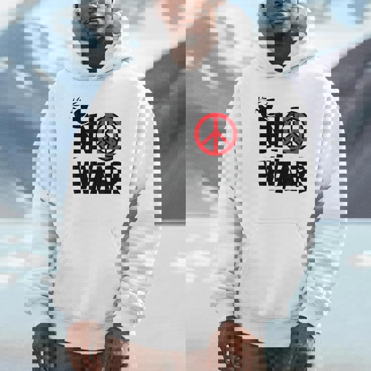 No War 反戦 平和の鳩 パーカー