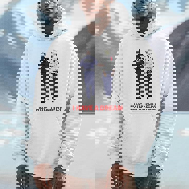 On Back I Have A Dream Trump Police 格言 男性 パーカー