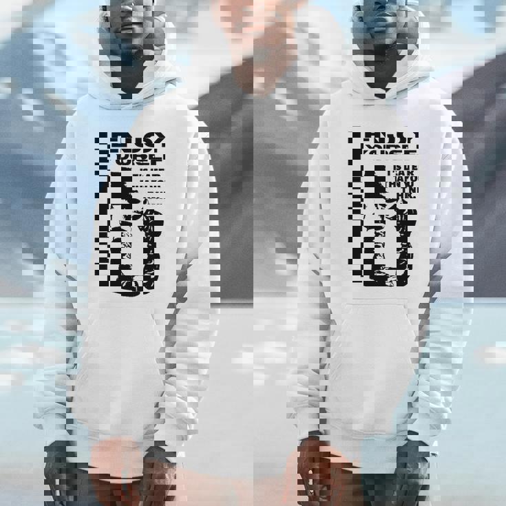 Skakaka Enjoy Yourself Its Later Than You Think 長袖tシャツ パーカー