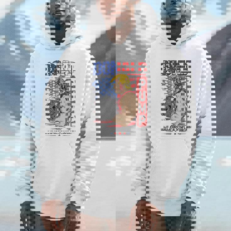 Trump Donald Pump Make Americatrong Again パーカー