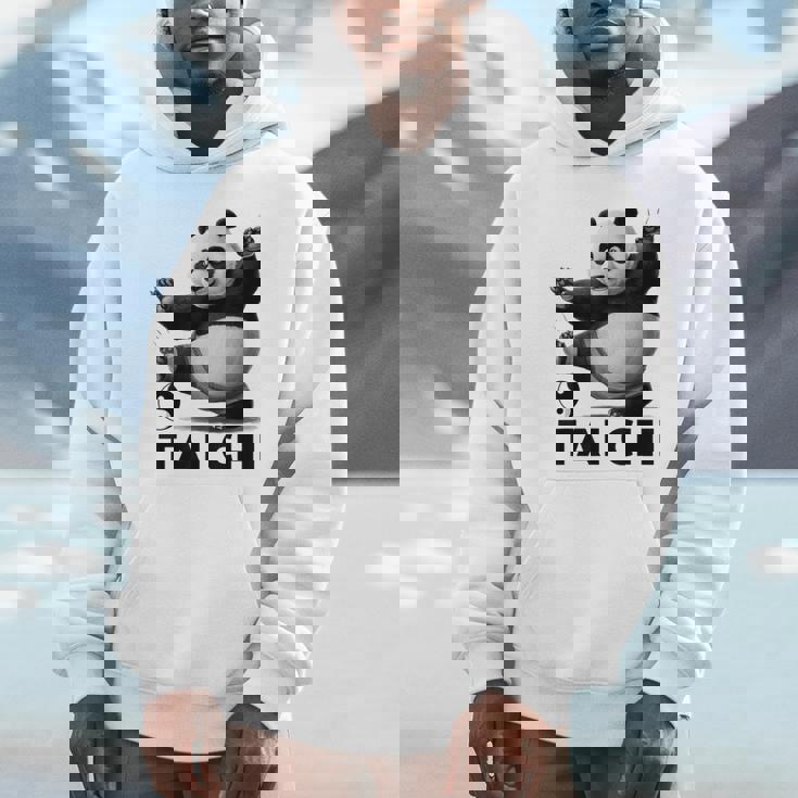 おもしろパンダ 動物 太極拳 格闘技 陰陽バランス パーカー