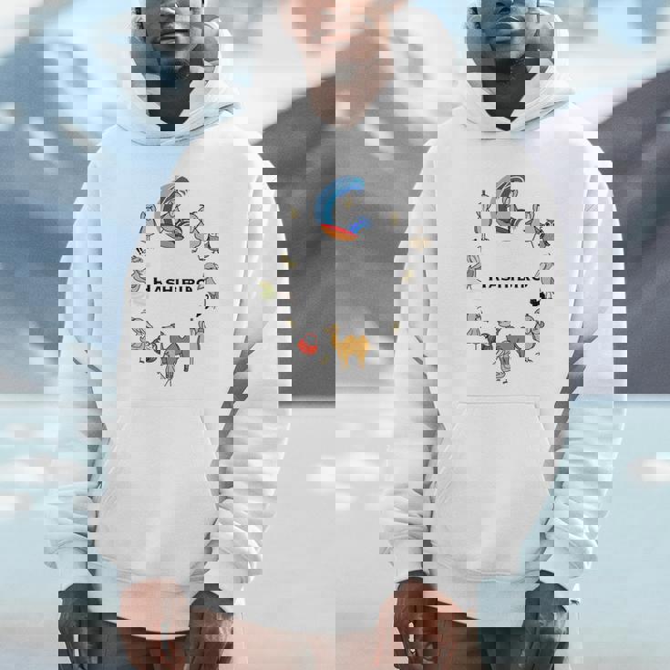 みんな大好きハシビロコウ 動かない鳥 はしび郎クラブtシャツ 絵しりとり遊び どうぶつ Zoo 長袖tシャツ パーカー