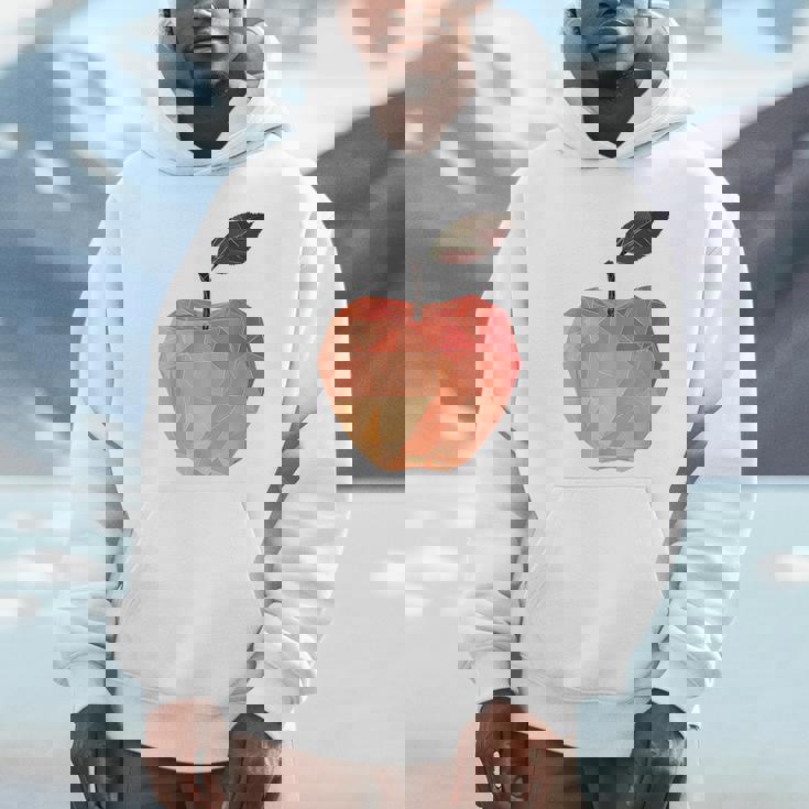 りんご フルーツ モチーフ アート りんご パーカー