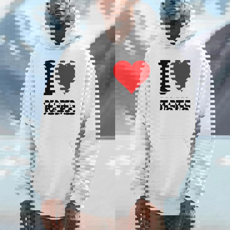 アイ・ラヴ・ママ 長袖tシャツ パーカー