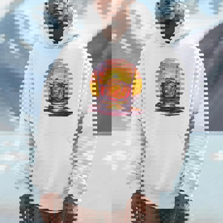 エレガントなウイスキーの夕日 パーカー