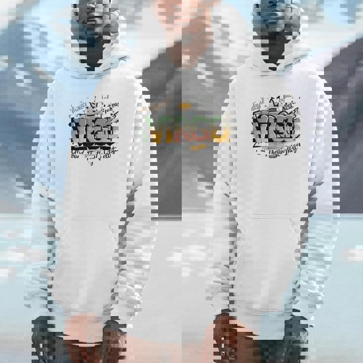 カラフルな乙女座の星座デザイン パーカー